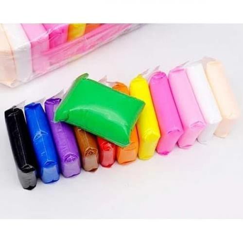 Polymer Clay Magic DIY 12 Colour Clay Polymer (IMPORT) - Mainan Edukasi Anak Clay