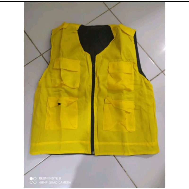 rompi lapangan kuning#rompi murah kuning