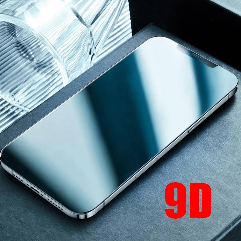 Pelindung Layar Tempered glass 9D HD Untuk iPhone 13 12 11 Pro MAX Mini X XS MAX XR SE 2022 2020 6 6s 7 8 Plus