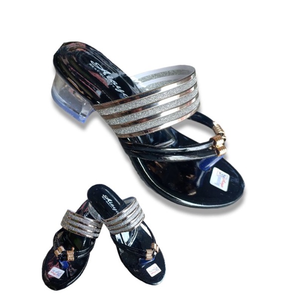 SANDAL ANAK| SANDAL ANAK LUCU| SANDAL HAK KACA HOLOGRAM