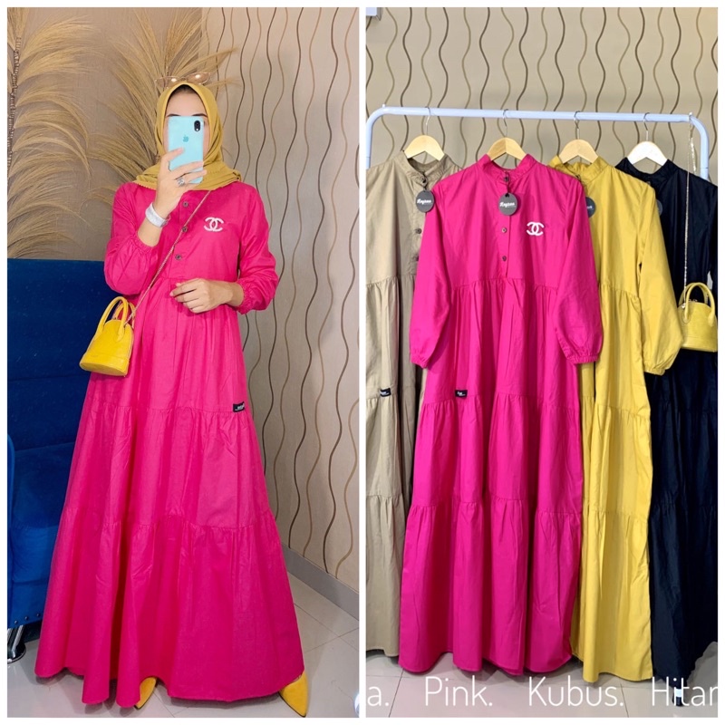 Gamis Zahra Dress Katun by Keyzaa