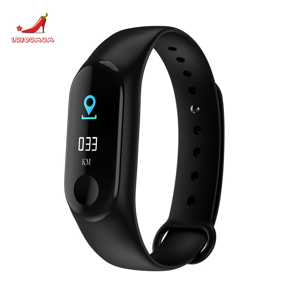 smart band watch bracelet wristband fitness tracker blood pressure heart rate m3s