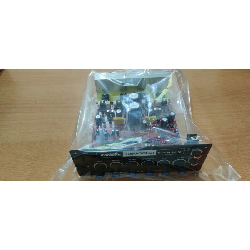 KIT POWER AMPLI SPEAKER AKTIF STEREO + SUB DMS-6000