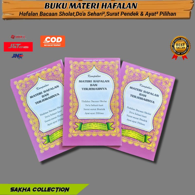 Jual BUKU KUMPULAN MATERI HAFALAN-BACAAN SHOLAT-DO'A SEHARI-HARI-SURAT ...