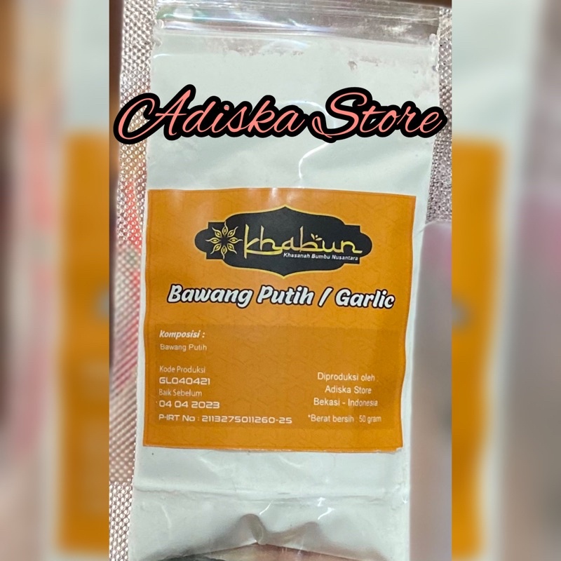 

Garlic Powder / Bawang Putih Bubuk 50 gr