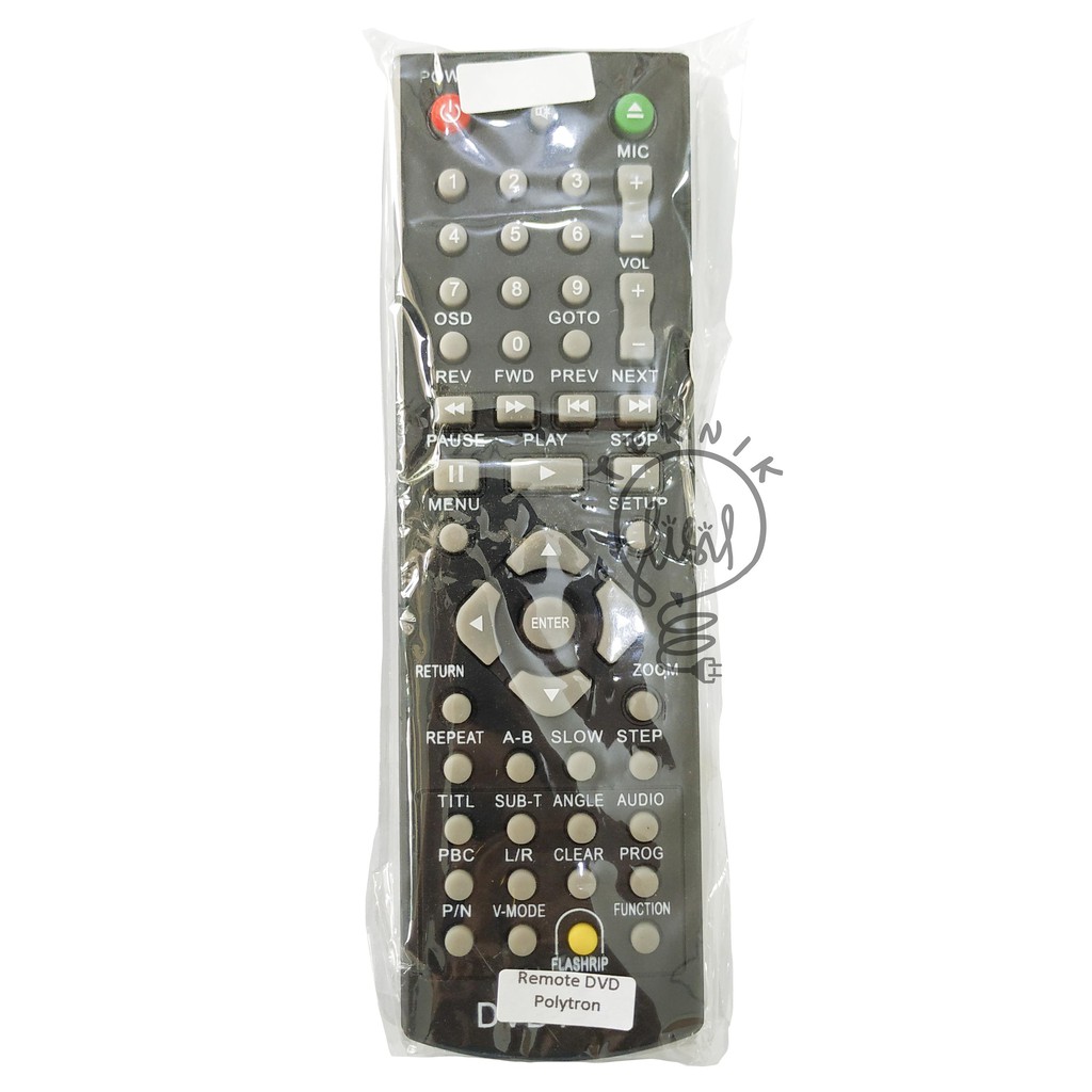 REMOTE REMOT CONTROL DVD CD PLAYER POLYTRON VCD DISC RDP0500198AA