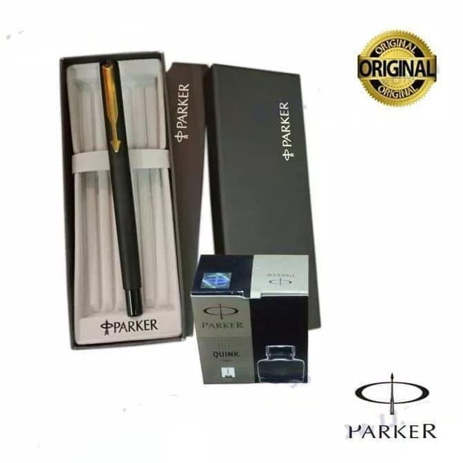 

Ready oke] Pulpen Parker Fountain Black+ refill