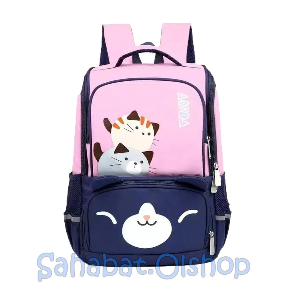 Sahabat Kucing Gembul Tas Ransel Anak Sekolah TK/PAUD/SD