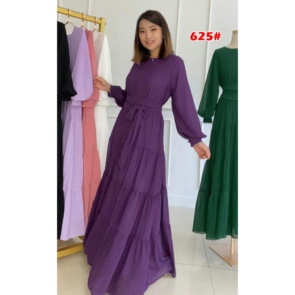 625#Baju Muslim/Ceruti Fashion/Muslim Wanita/Fashion wanita/Gamis Ceruty