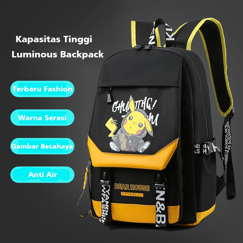 Mainland Tas Ransel Pria Laptop Ransel Punggung Backpack Cowok Sekolah Tas Fashion TR603