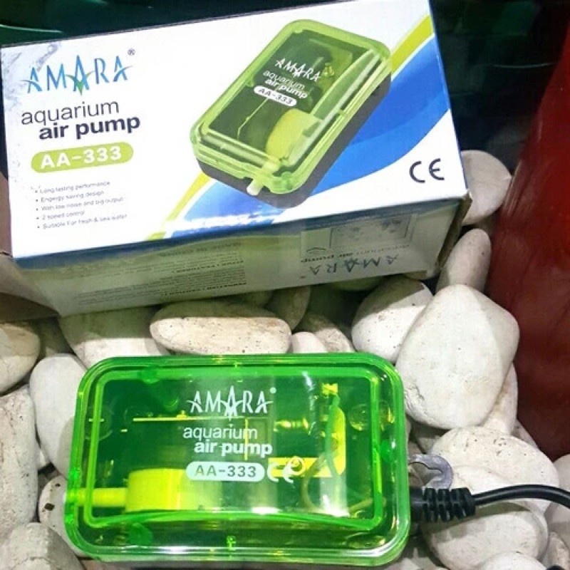 AMARA AA-333 Pompa aquarium /MESIN aerator 1 lubang AMARA AA-333 MESIN GELEMBUNG