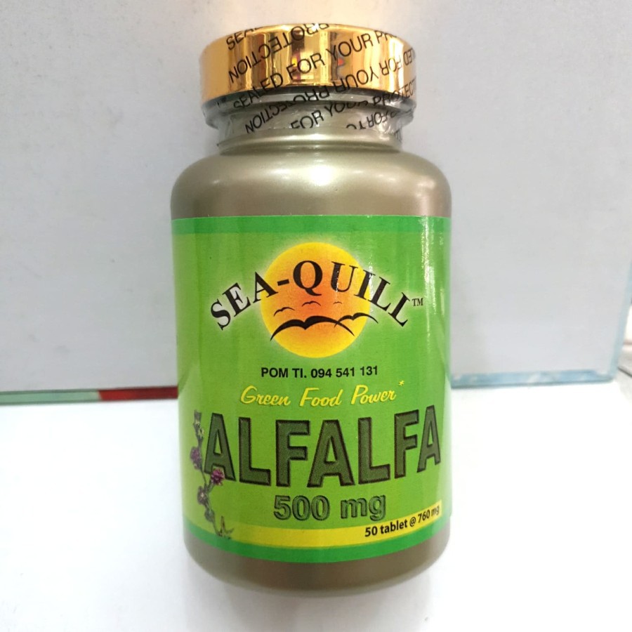 Sea Quill Alfalfa 500 mg (isi 50 tablet)