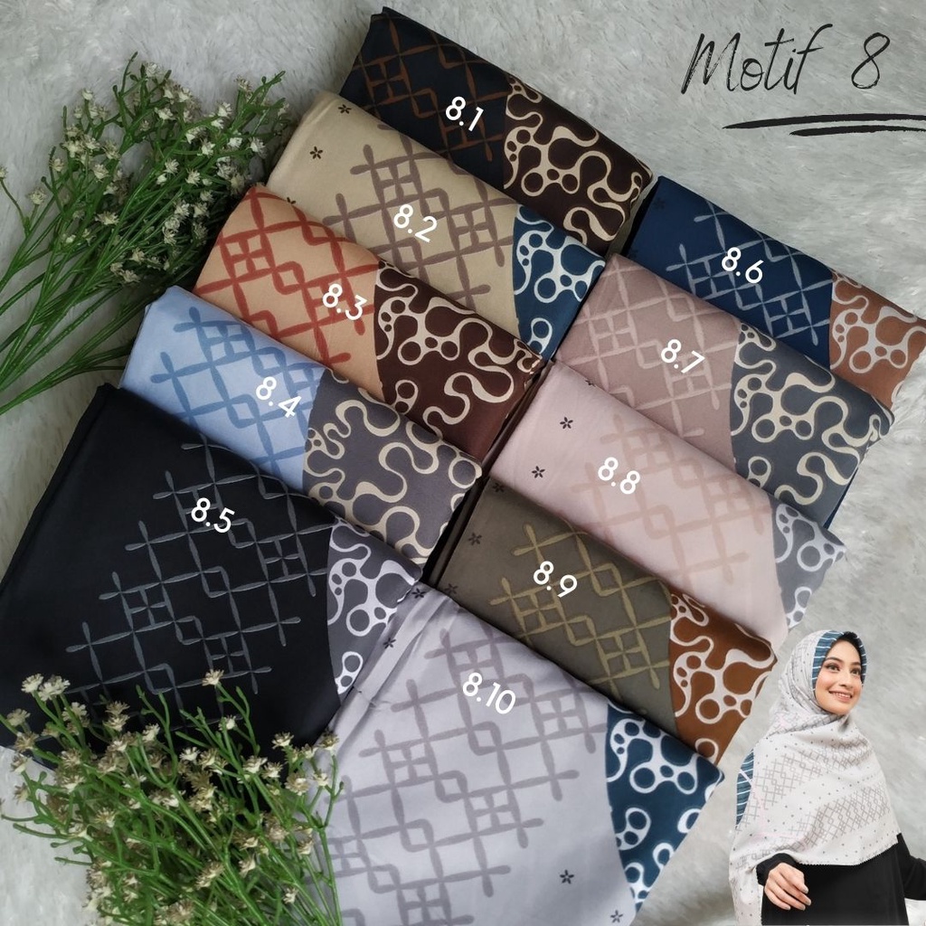 VOAL MIRACLE SYARI MOTIF LC BY UMAMA HIJAB SYARI SEGI EMPAT-motif 8