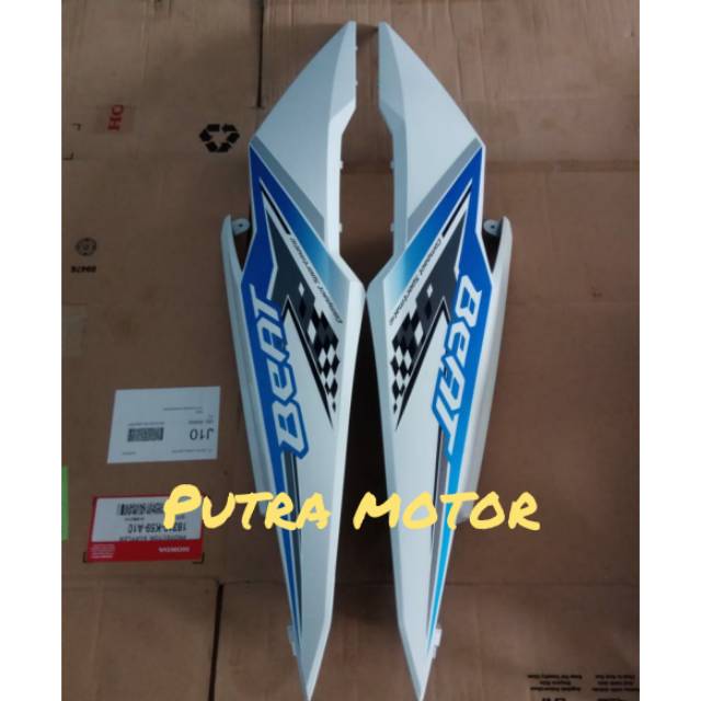 Cover body Beat new fi 2016 2018 putih