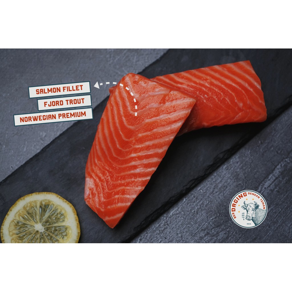 

SALMON FILLET TROUT NORWEGIA, BEST QUALITY!! BERDAGING - 200gr