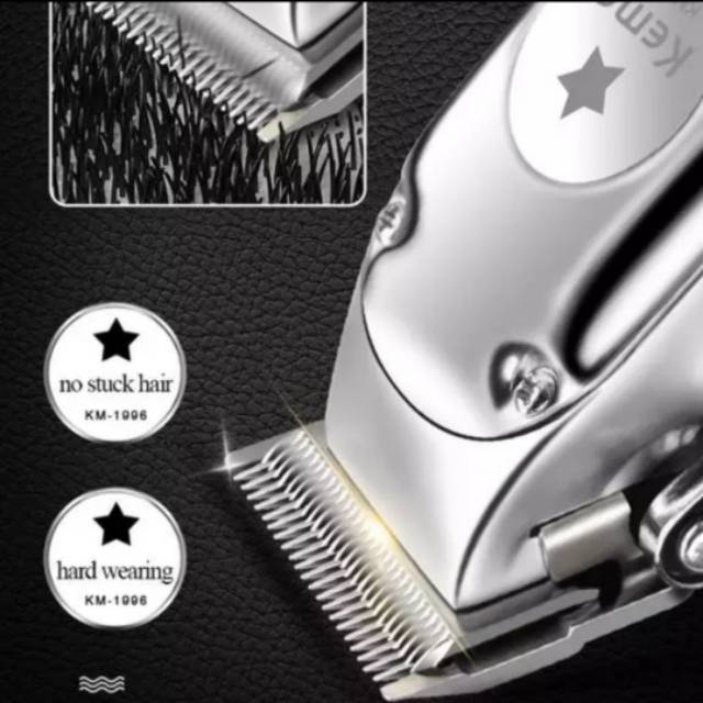 Kemei KM-1996 Hair Clipper Electric Mesin Pencukur Rambut KM1996 Original