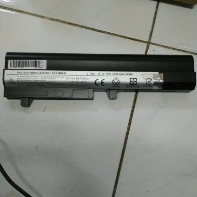 Baterai Toshiba Notebook NB200 NB201 NB202 NB250 NB255 PA3734 OEM