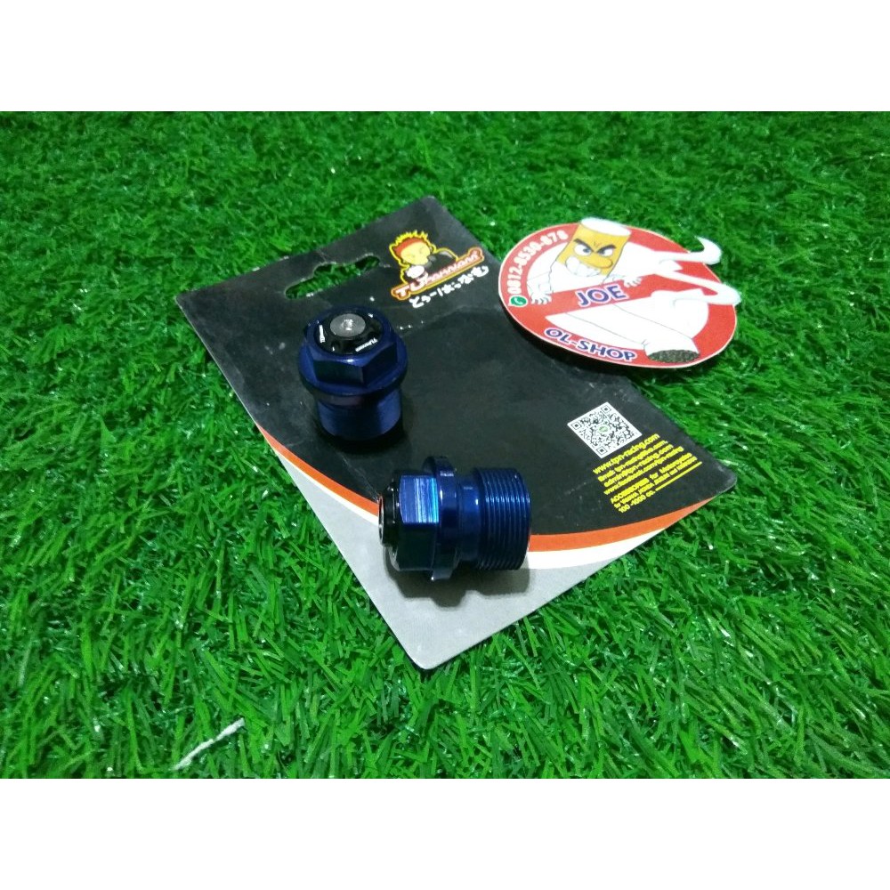 baut tutup as shock depan tupaknam satria fu biru Limited