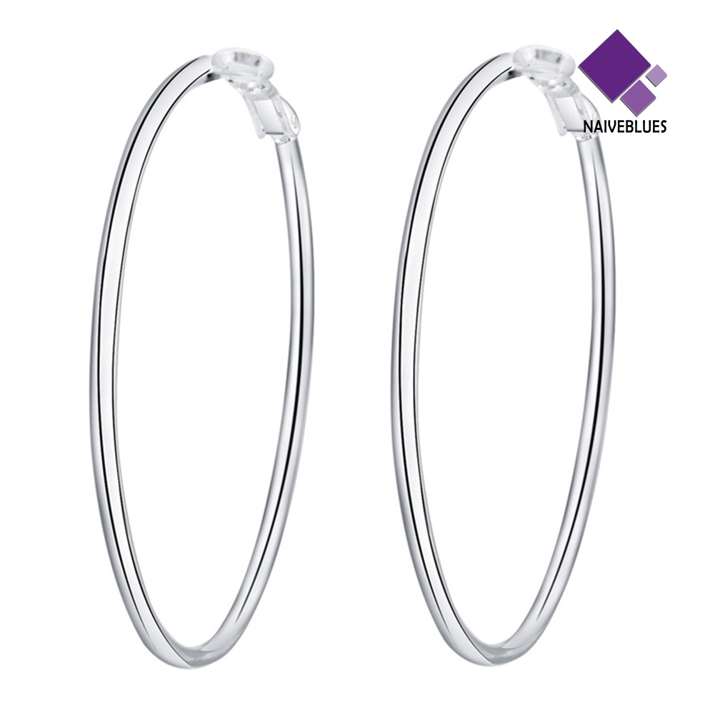 Anting Hoop Bulat Diameter 5cm - 8cm Untuk Wanita