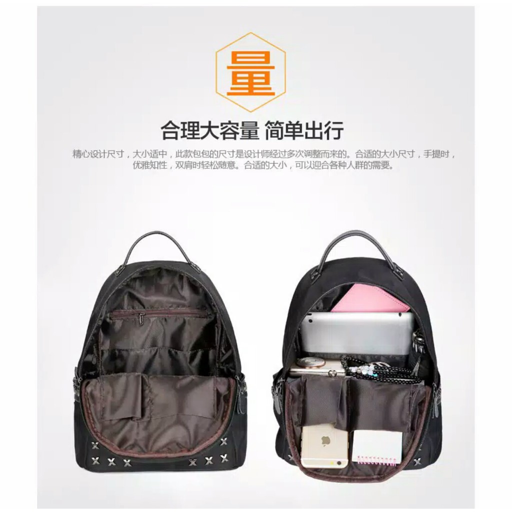 TFT AX100  UB03 ( 1 kg bisa 4 tas ) Tas Ransel Wanita Import BACKPACK