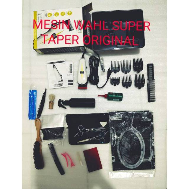 set paket perlengkapan alat pangkas barber shop potong set paket perlengkapan alat pangkas barber shop potong