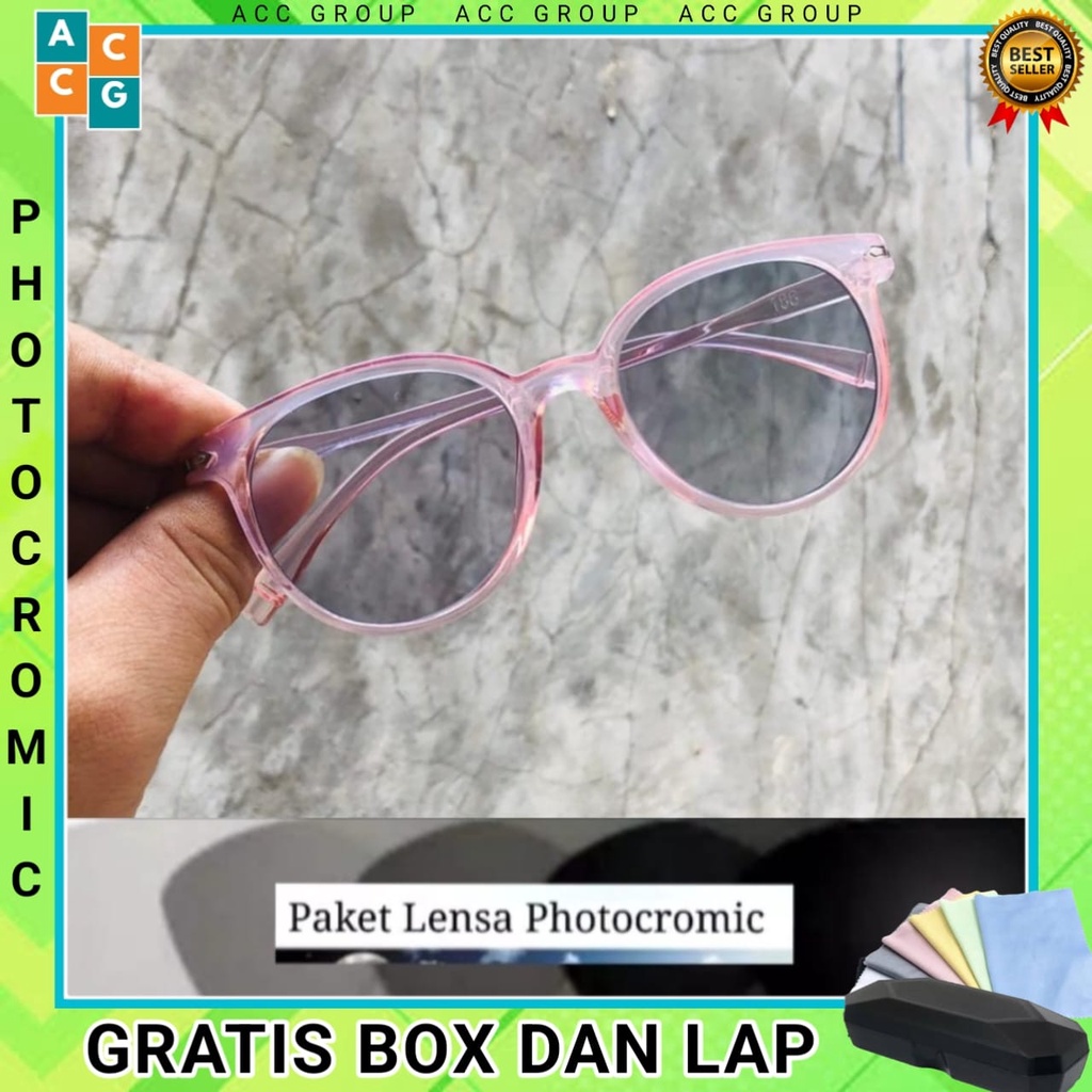 KACAMATA MINUS RABUN JAUH -0.50/-4.00 MODEL CAT EYE NEW FASHION STYLE FREE BOX DAN LAP