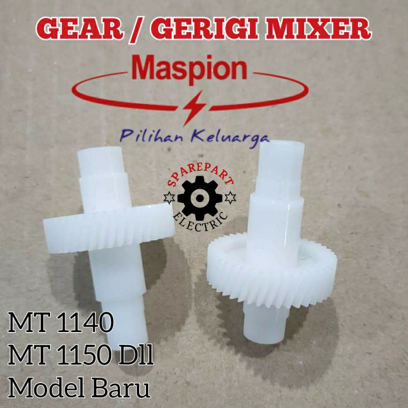 GEAR GIGI MIXER MASPION BARU ORIGINAL MT 1140 1150 DLL SEPASANG