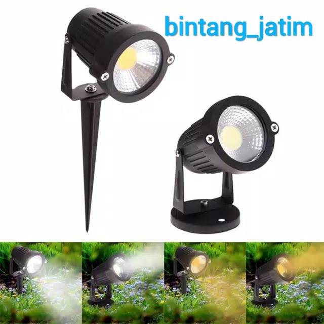 lampu taman cob 5w tancap/ sorot taman