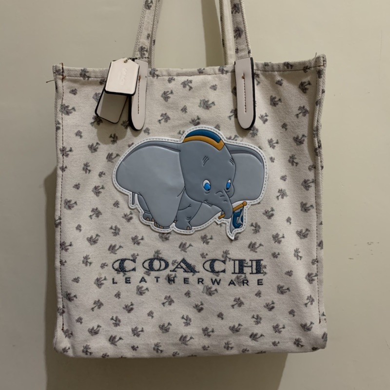 tas tote bag coach dumbo preloved vvgc