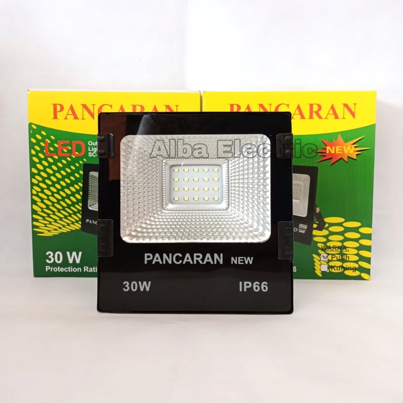 LAMPU SOROT LED 30 Watt Putih PANCARAN FREE BUBBLE WRAP Lampu Tembak 30 Watt Putih Lampu Tembak LED 30 Watt FREE BUBBLE WRAP