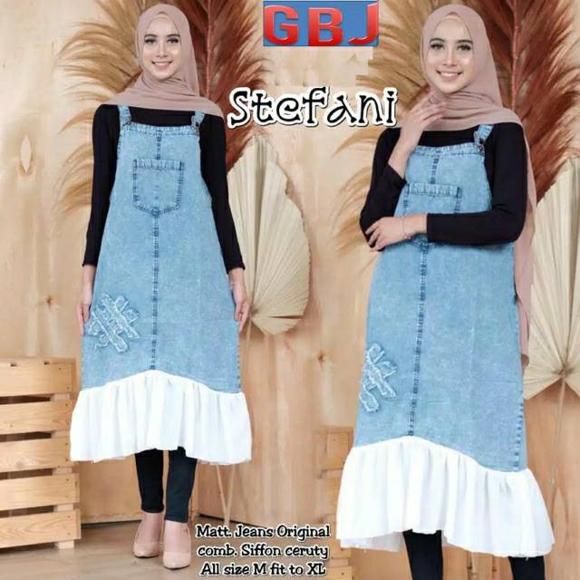 Azalea  Beby Overall Jeans Snow