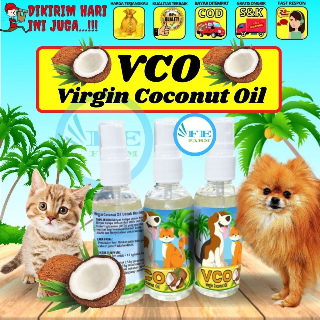 OBAT JAMUR SCABIES SPRAY KUCING VCO 60 ml