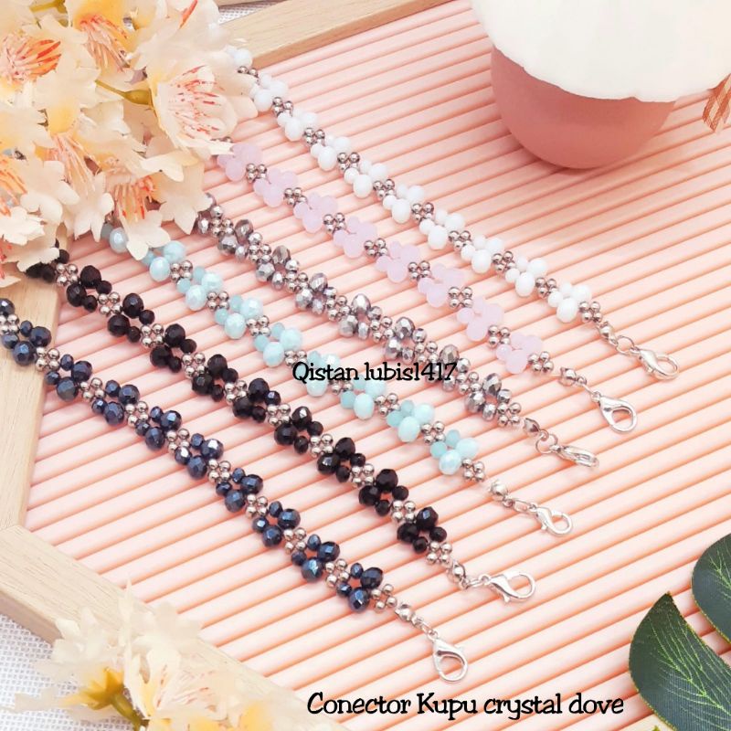 Connector Masker Kupu Crystal Dove