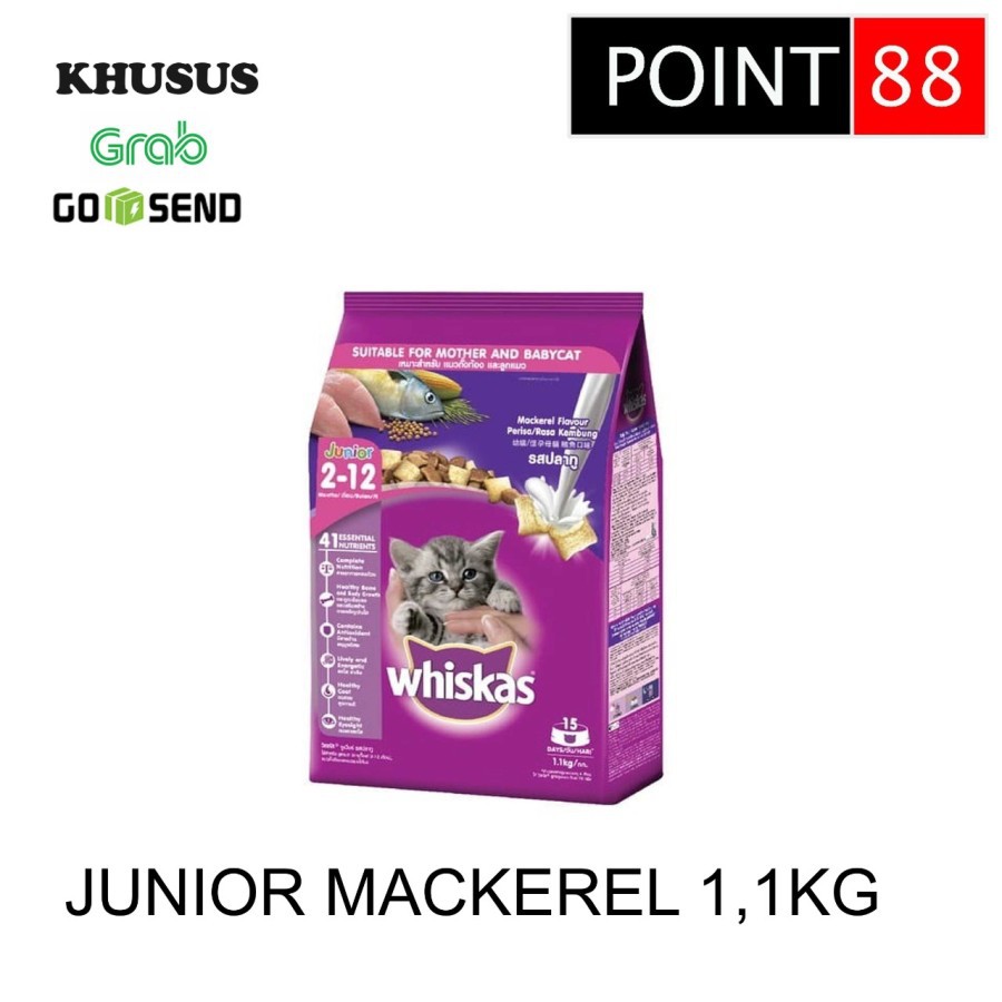 Whiskas Junior Mackarel 1.1KG