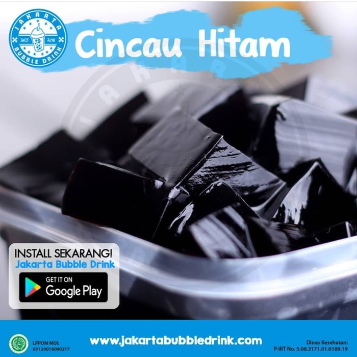 

Spesial Bubuk Cincau Hitam - Grass Jelly Powder - Serbuk Topping Minuman Spesial