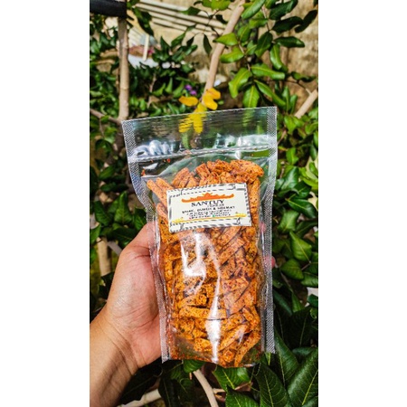 

Basreng pedas gurih daun jeruk