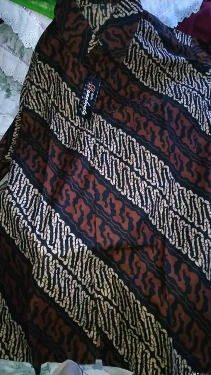 Batik Lengan Panjang Batik Danabrata Kemeja Batik Motif Seno Parang Size M L Xl Xxl Model Regular