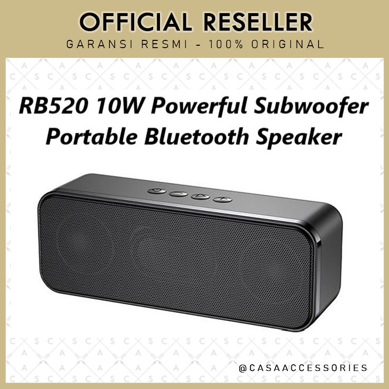 Robot RB520 Portable Bluetooth Speaker 10W Subwoofer (New RB220 RB420)