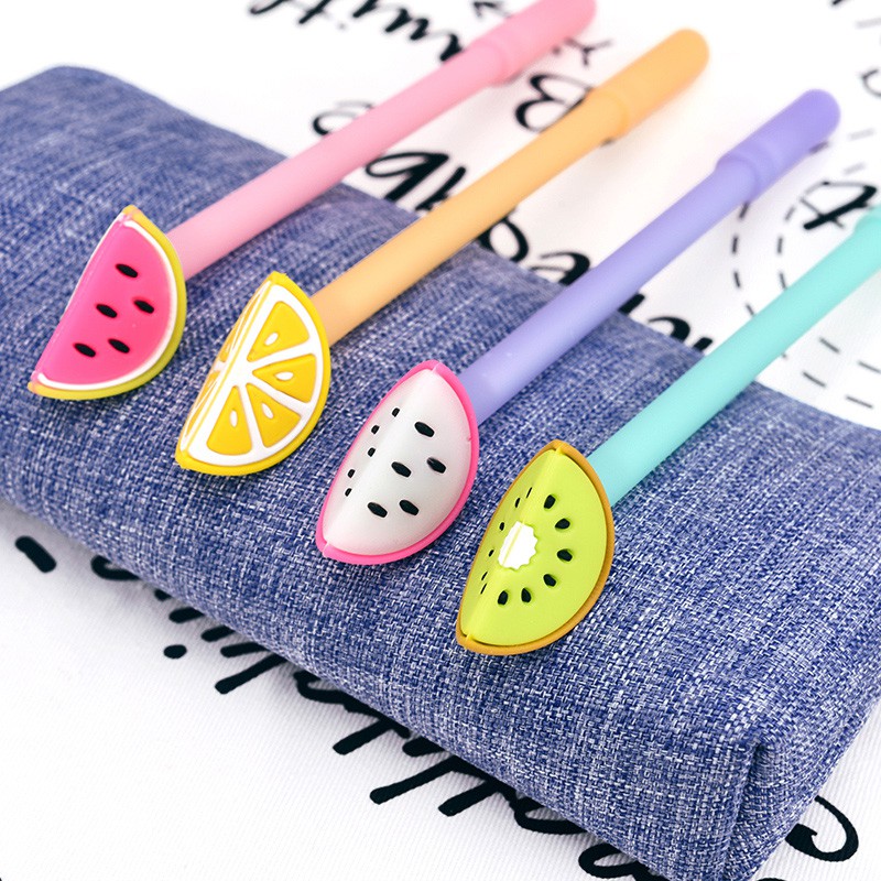 

Fruit Slice Gel Ink Pen / Pulpen Gel Warna Hitam