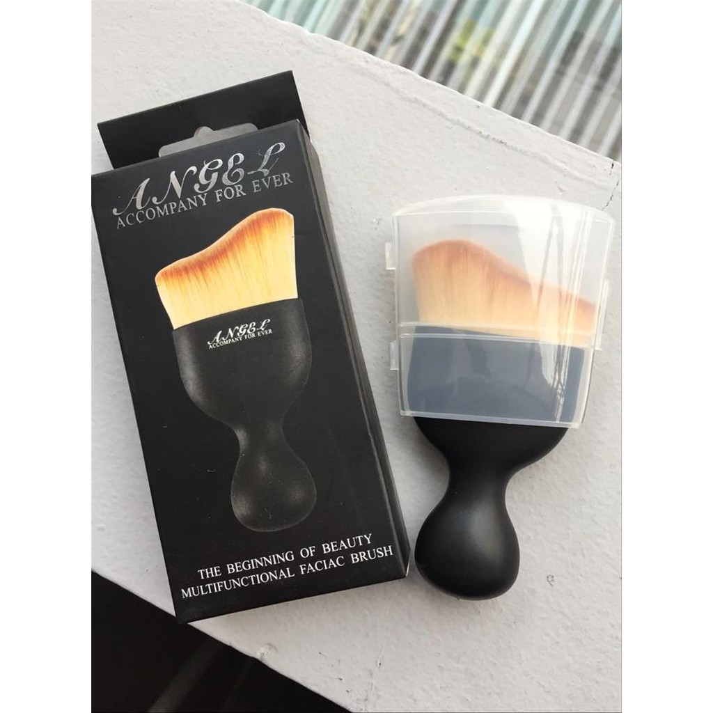 [ORI] ANGEL CURVED BRUSH | NEW YORK BEAUTY MAKE UP EXPERT CHOICE | Kuas Makeup Extra Lembut Halus