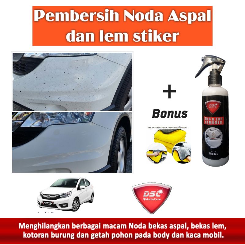 TAR REMOVER DSC 250 mili penghilang noda aspal dan gentah pohon