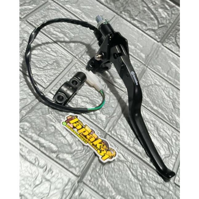 master rem RCB universal motor (semua jenis motor dan free masker 3fly)-Handle kiri brembo