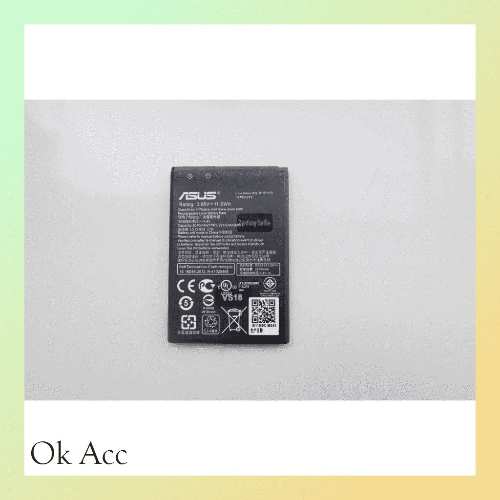 Battery Baterai Asus Zenfone Selfie/ZB551KL ZB 551KL