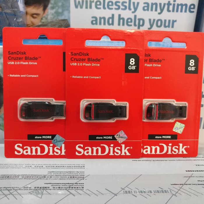 usb 2.0 flashdisk Flash Disk SanDisk San disk Cruzer Blade 8GB Original