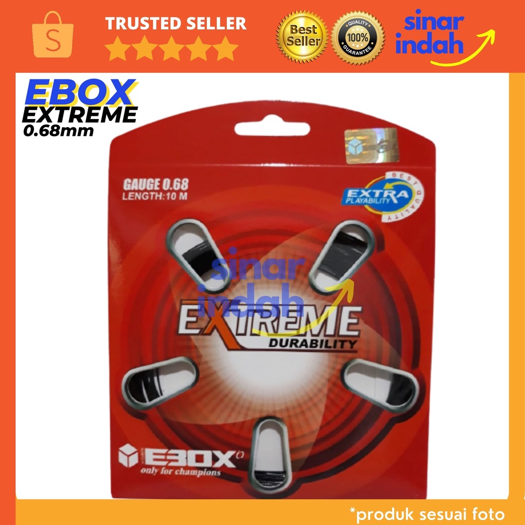 Senar Badminton Ebox EXTREME 68 Original / Senar Raket Badminton Murah