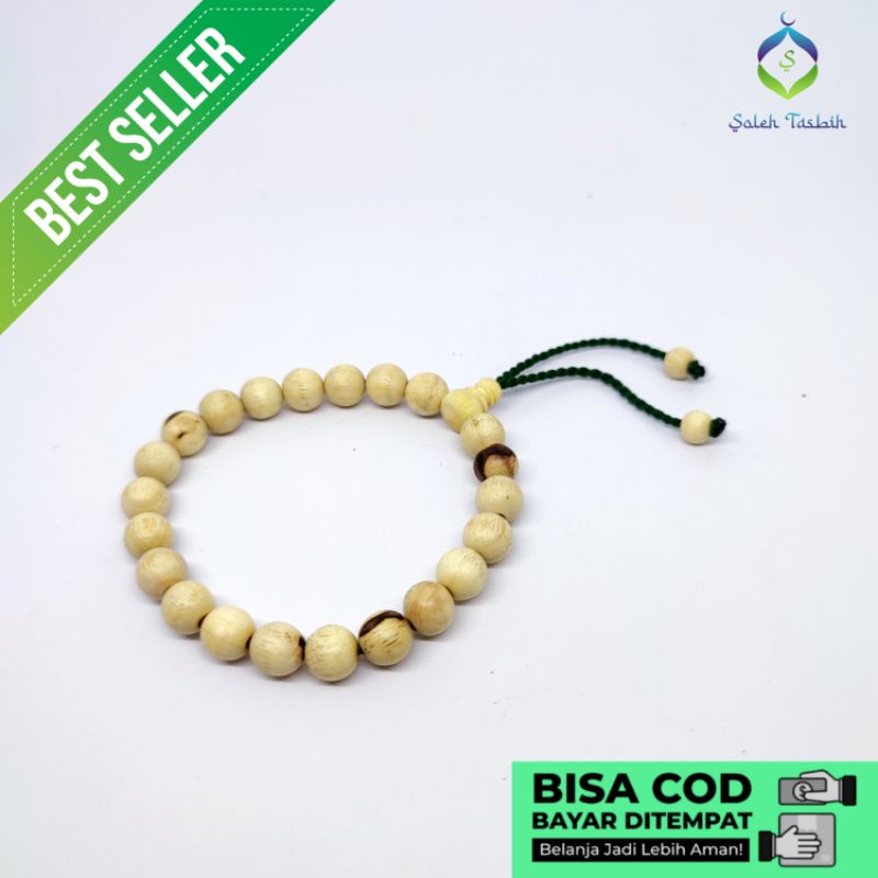 Gelang Kayu Timoho Motif Bulat, Size 6mm Dan 8mm_Original