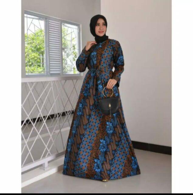 Gamis Batik Manggar, Padi,sekar,cantik,kubis,kipas,daun,kupu,nadine,gendis, Gamis Batik Busui, Bumil