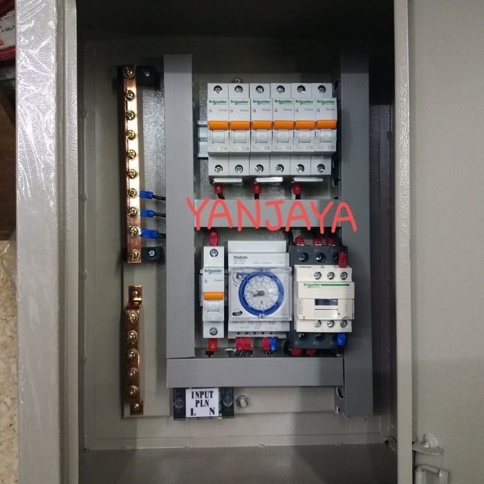 panel timer lampu taman/timer pembagi lampu/panel timer penerangan