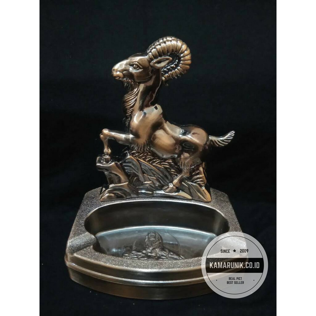 New Arrival ASBAK ROK0K PLUS KOREK API KAMBING / DOMBA , ASHTRAY