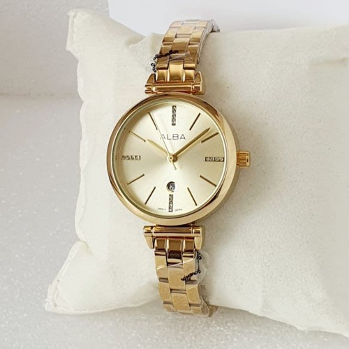 Jam Tangan Alba Wanita Cewek Remaja Dewasa Anti Air Rantai Kecil Elagan Kwalitas Super